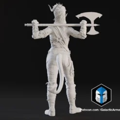 Karlach Figurine - Pose 1 - 3D Print Files -Galacticarmory Store n0004