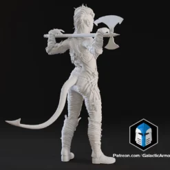 Karlach Figurine - Pose 1 - 3D Print Files -Galacticarmory Store n0005