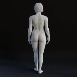 Cortana Figurine - Pose 1 - 3D Print Files