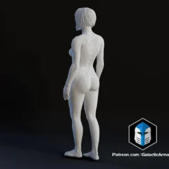 Cortana Figurine - Pose 1 - 3D Print Files -Galacticarmory Store p1 0003