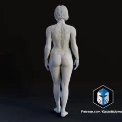 Cortana Figurine - Pose 1 - 3D Print Files -Galacticarmory Store p1 0004