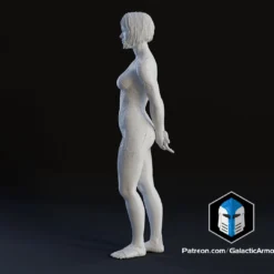 Cortana Figurine - Pose 2 - 3D Print Files -Galacticarmory Store p20002