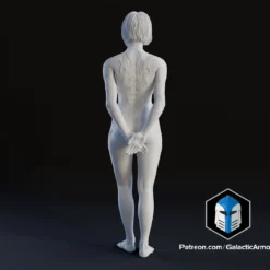 Cortana Figurine - Pose 2 - 3D Print Files -Galacticarmory Store p20004