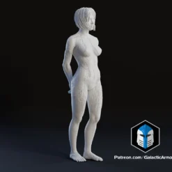 Cortana Figurine - Pose 2 - 3D Print Files -Galacticarmory Store p20007