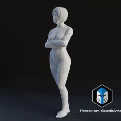 Cortana Figurine - Pose 3 - 3D Print Files -Galacticarmory Store p30001