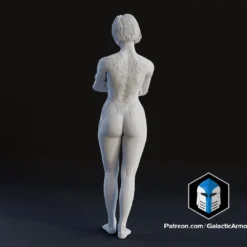Cortana Figurine - Pose 3 - 3D Print Files -Galacticarmory Store p30004