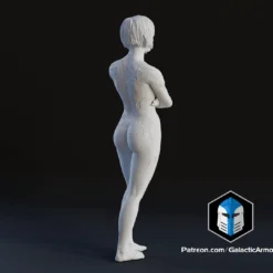 Cortana Figurine - Pose 3 - 3D Print Files -Galacticarmory Store p30005