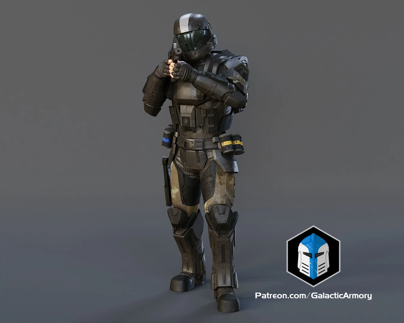 ODST Figurine - Pose 4 - 3D Print Files 10 ODST Figurine - Pose 4 - 3D Print Files - Image 8