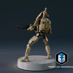 1:48 Scale Battle Droid Army - Heavy Class - 3D Print Files 21 1:48 Scale Battle Droid Army - Heavy Class - 3D Print Files -Galacticarmory Store p60003
