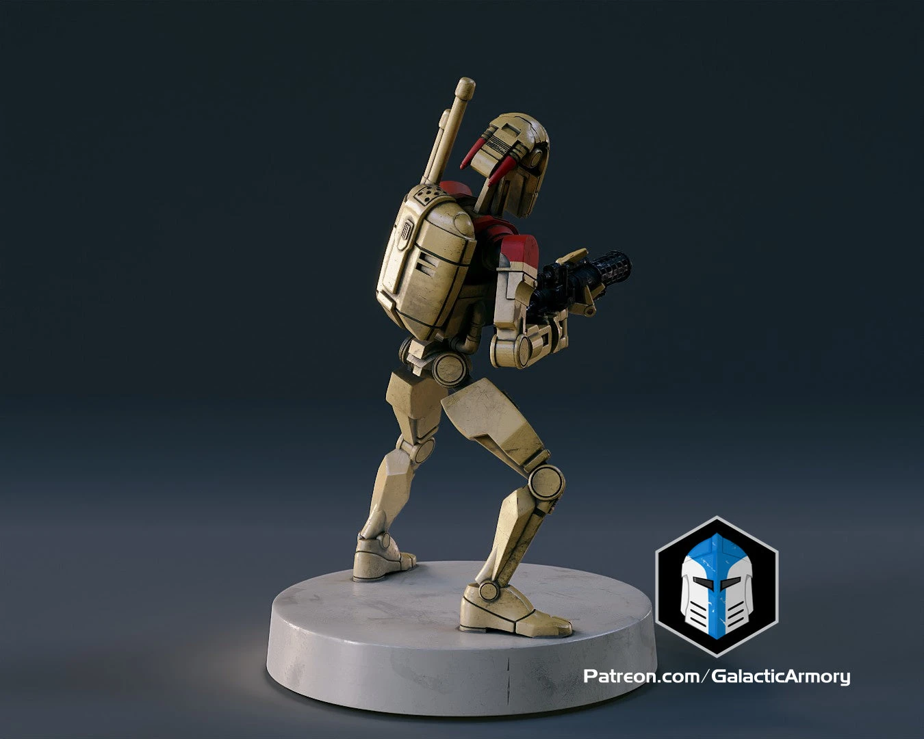 1:48 Scale Battle Droid Army - Heavy Class - 3D Print Files 12 1:48 Scale Battle Droid Army - Heavy Class - 3D Print Files - Image 10