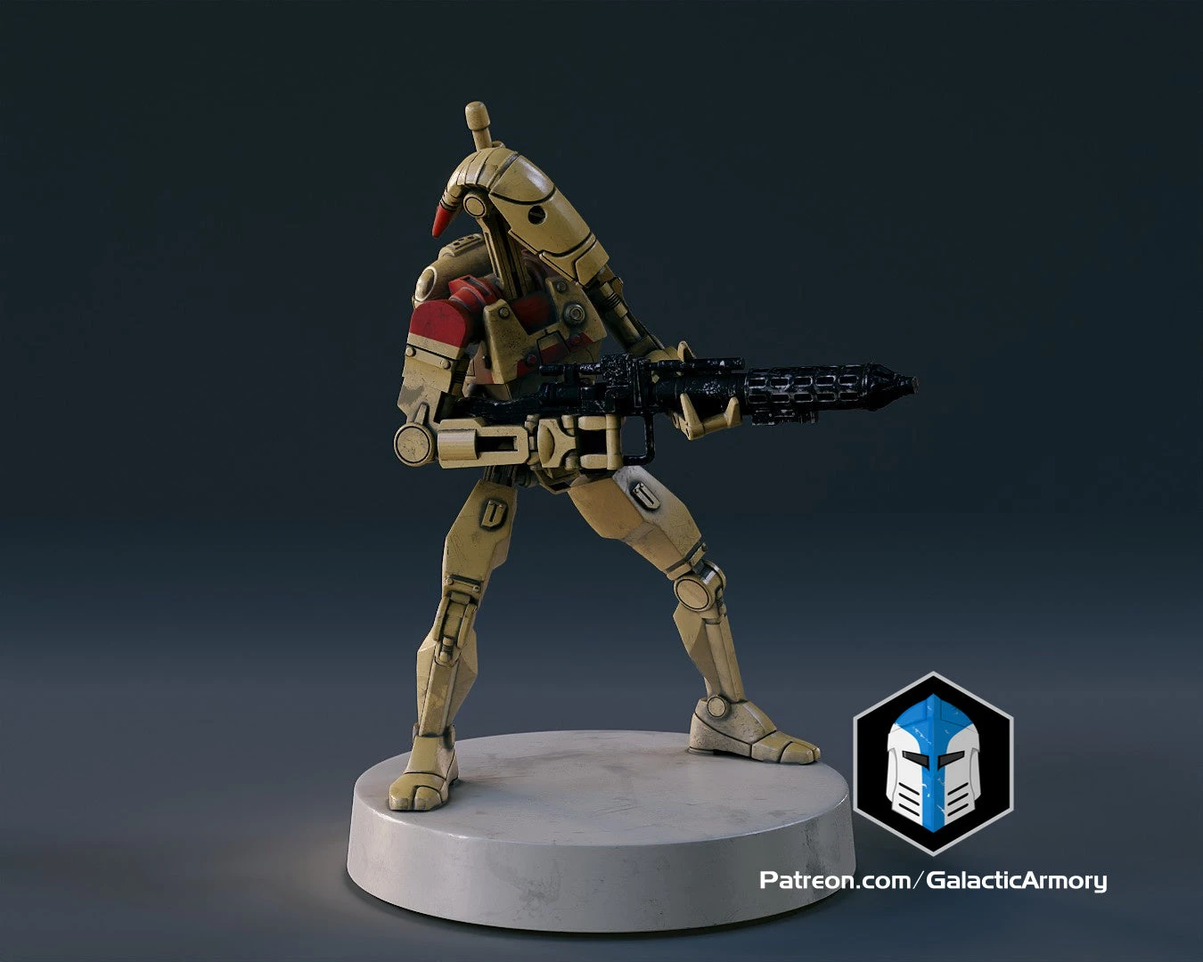1:48 Scale Battle Droid Army - Heavy Class - 3D Print Files 14 1:48 Scale Battle Droid Army - Heavy Class - 3D Print Files - Image 12