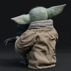 Grogu And Babu Figurine - Pose 1 - 3D Print Files