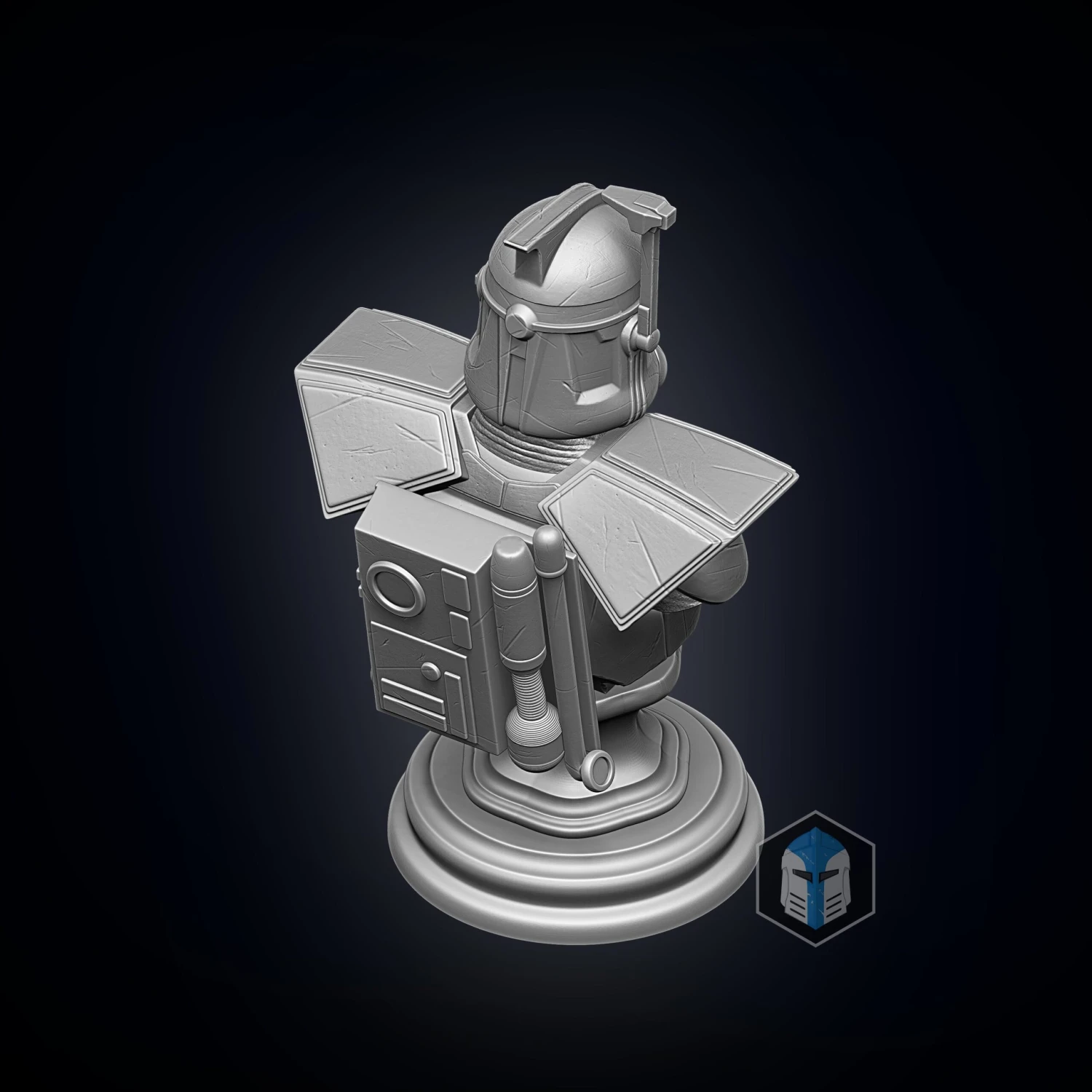 ARC Trooper Bust - 3D Print Files 8 ARC Trooper Bust - 3D Print Files - Image 6