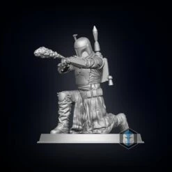 Boba Fett Figurine - Pose 2 - 3D Print Files