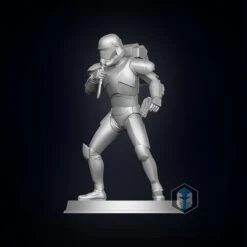 Bad Batch Hunter Figurine - Pose 4 - 3D Print Files -Galacticarmory Store prspctv fnl ad541c29 c8bb 4afa afcc e883dafb5cae