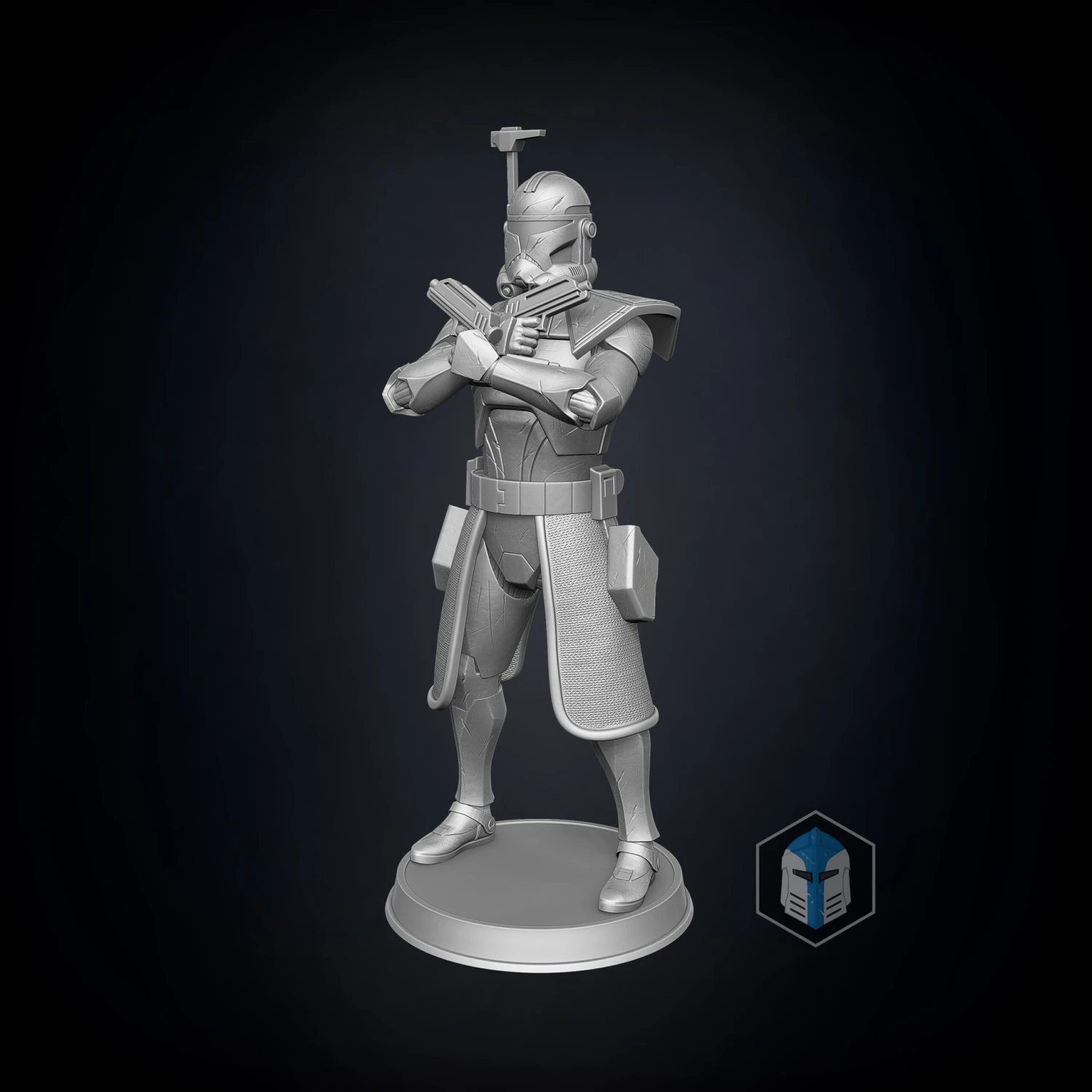 Captain Rex Figurine - Pose 1 - 3D Print Files 5 Captain Rex Figurine - Pose 1 - 3D Print Files - Image 3