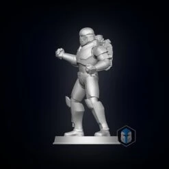 Bad Batch Wrecker Figurine - Pose 2 - 3D Print Files -Galacticarmory Store sd fnl cfe283c6 0fe5 4e2d 9141 d98b29dfb2db