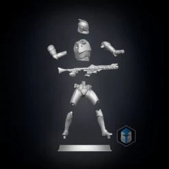 Clone Trooper Figurines - Pose 2 - 3D Print Files -Galacticarmory Store spprtd fnl 6b3465bb 32bb 4ed9 9f1d 075c124a2e73