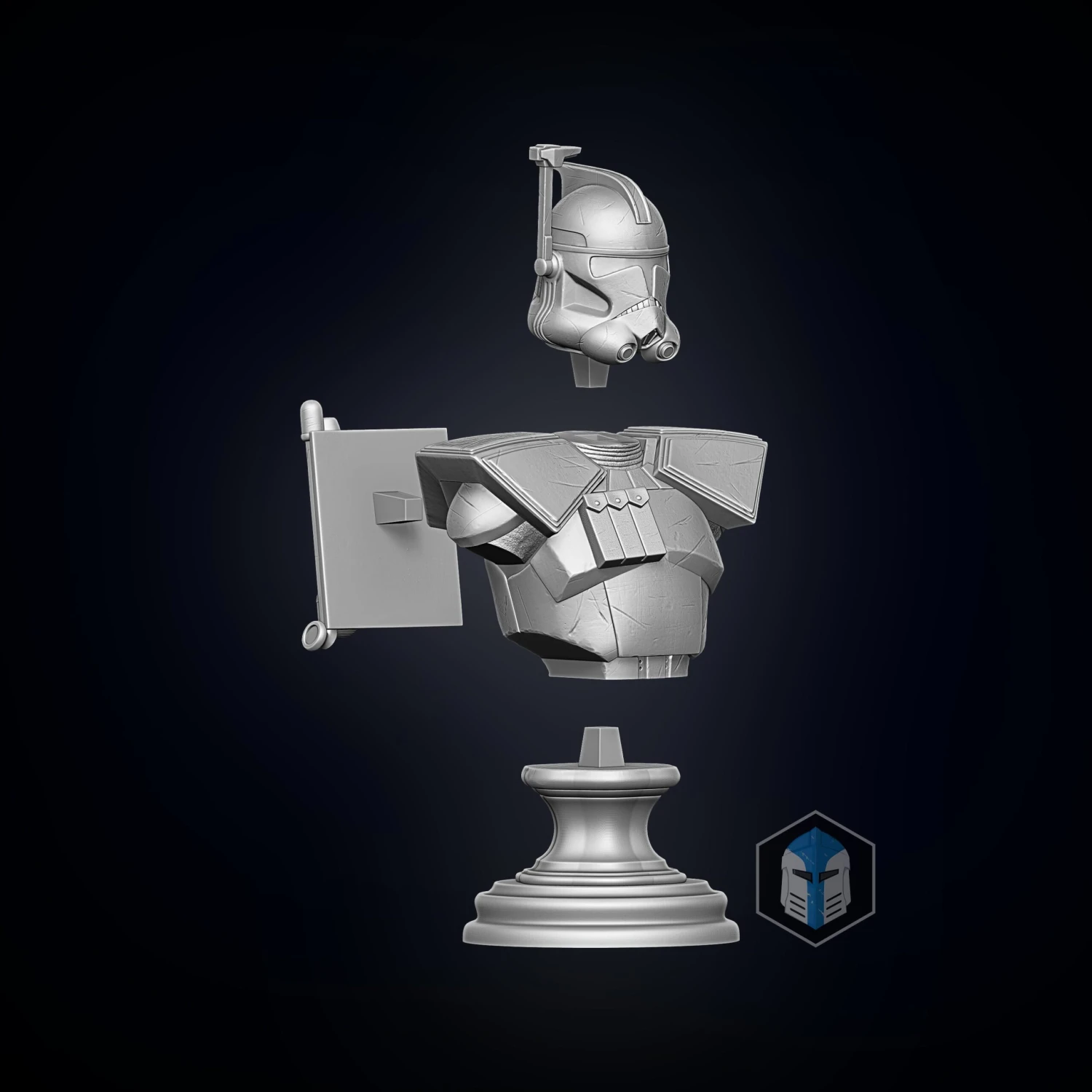 ARC Trooper Bust - 3D Print Files 9 ARC Trooper Bust - 3D Print Files - Image 7