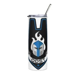 Stainless Steel Tumbler - Galactic Armory ODST -Galacticarmory Store stainless steel tumbler white front 648233469c97c
