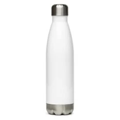 Stainless Steel Water Bottle - Galactic Armory Logo -Galacticarmory Store stainless steel water bottle white 17oz back 633347daa2f26