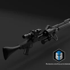 DC-15LE Blaster Rifle - 3D Print Files -Galacticarmory Store ts 1