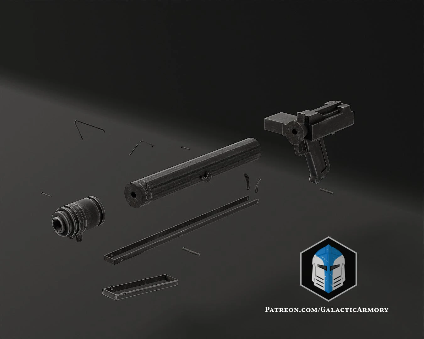 Animated DC-15S Blaster - 3D Print Files 8 Animated DC-15S Blaster - 3D Print Files - Image 6