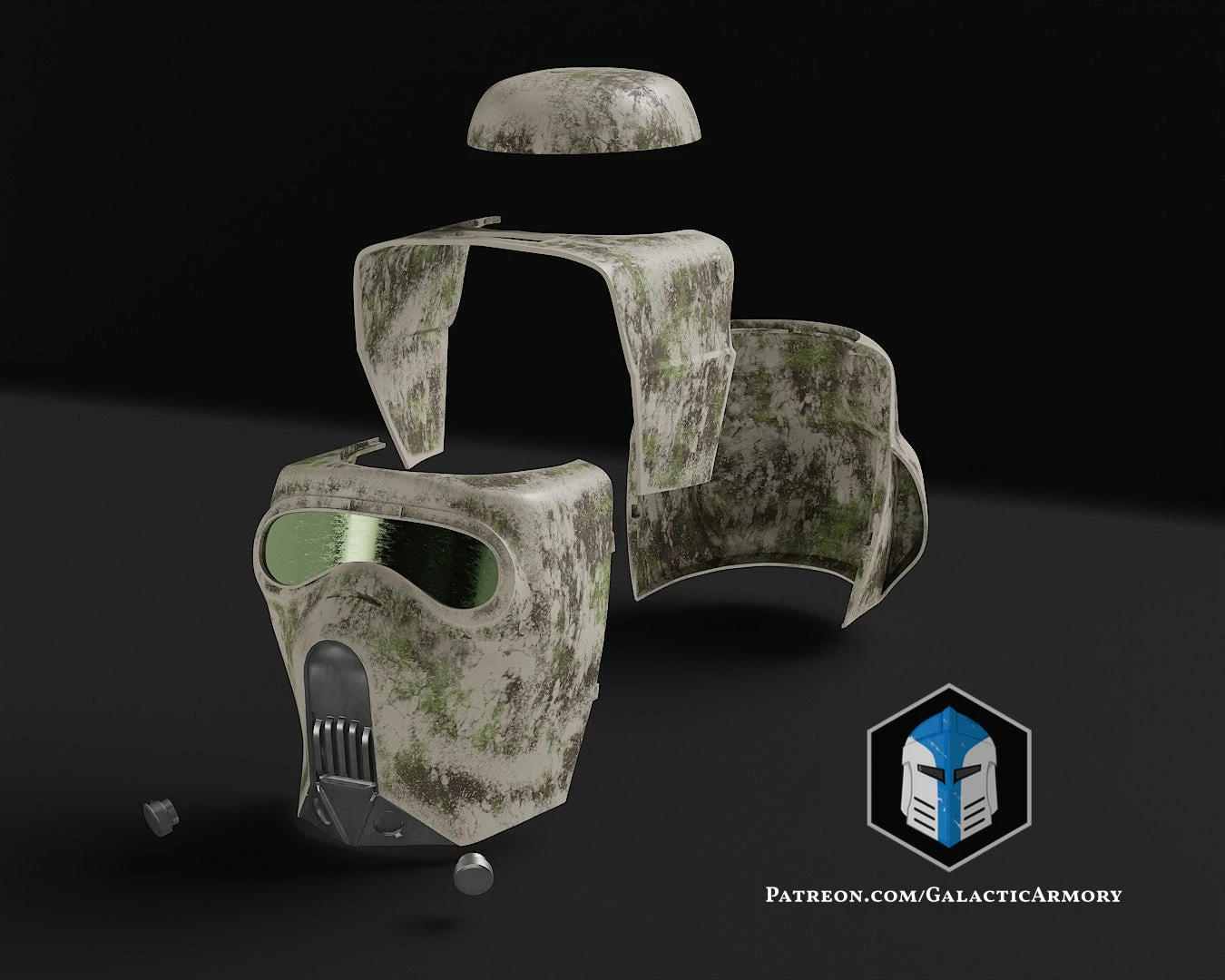 Kashyyyk Clone Trooper Helmet - 3D Print Files 5 Kashyyyk Clone Trooper Helmet - 3D Print Files - Image 3