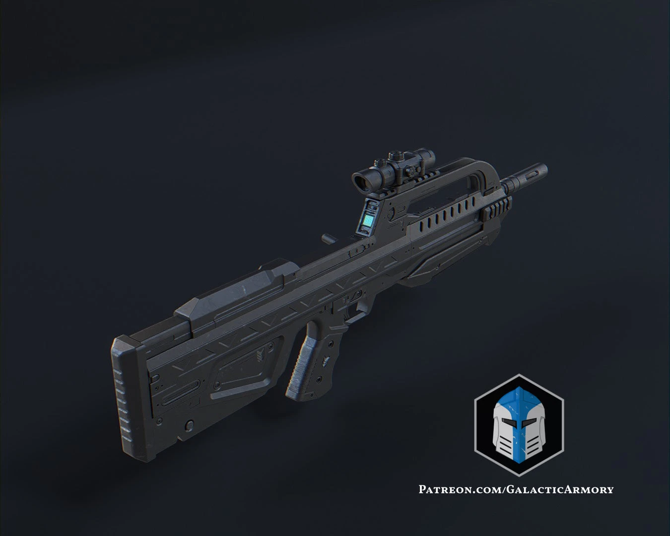 Infinite Battle Rifle - 3D Print Files 6 Infinite Battle Rifle - 3D Print Files - Image 4