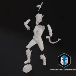 Karlach Figurine - Pose 3 - 3D Print Files -Galacticarmory Store tsa p3
