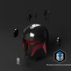 Moff Gideon Helmet - 3D Print Files -Galacticarmory Store tsa 1