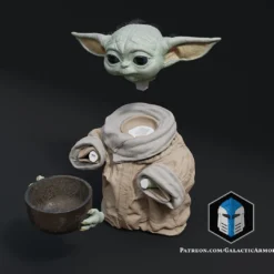 Grogu Figurine - Pose 4 - 3D Print Files -Galacticarmory Store tsa 1 1d0f822e 8555 46b0 9094 25ec108147d7
