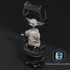 Grogu Figurine - Pose 5 - 3D Print Files -Galacticarmory Store tsa 1 4e55411e cbdf 4c68 a9a7 2a600a756e06