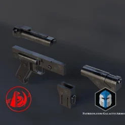 Imperial Mandalorian Commando Blaster - 3D Print Files 14 Imperial Mandalorian Commando Blaster - 3D Print Files -Galacticarmory Store tsa 1 697486bc a057 4d54 8ceb b7acd8beebb6