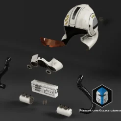 ARC 170 Clone Trooper Pilot Helmet - 3D Print Files -Galacticarmory Store tsa 2