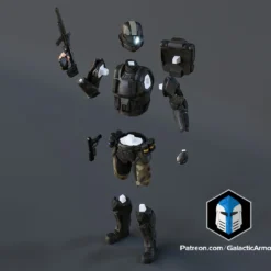 ODST Figurine - Pose 2 - 3D Print Files -Galacticarmory Store tsa 2 1e67cbf9 ed6c 416a b957 6b58f6841b99