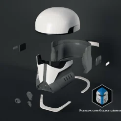 Imperial Mandalorian Commando Helmet - 3D Print Files -Galacticarmory Store tsa 3