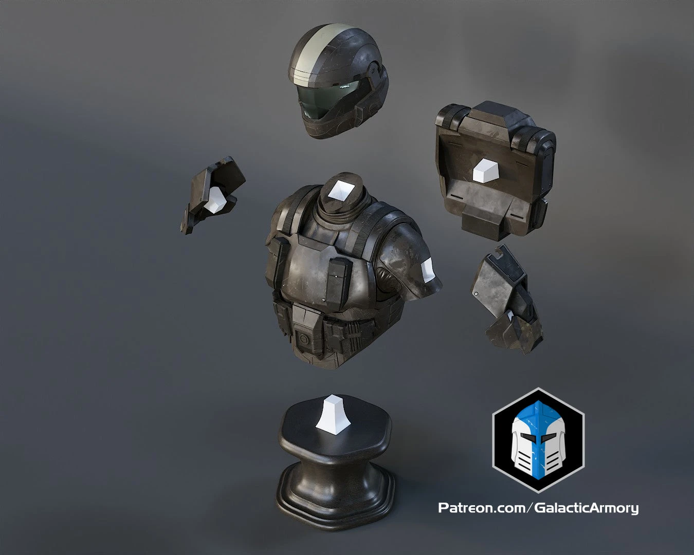 ODST Bust - 3D Print Files 6 ODST Bust - 3D Print Files - Image 4