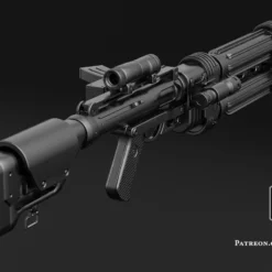 E-22 Blaster - 3D Print Files 11 E-22 Blaster - 3D Print Files -Galacticarmory Store tsback