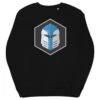 Unisex Organic Sweatshirt - Galactic Armory Logo 2 Unisex Organic Sweatshirt - Galactic Armory Logo -Galacticarmory Store unisex organic sweatshirt black front 63333fbf4cb7c
