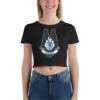 Women’s Crop Tee - Galactic Armory ODST -Galacticarmory Store womens crop tee black front 648232cf592ba