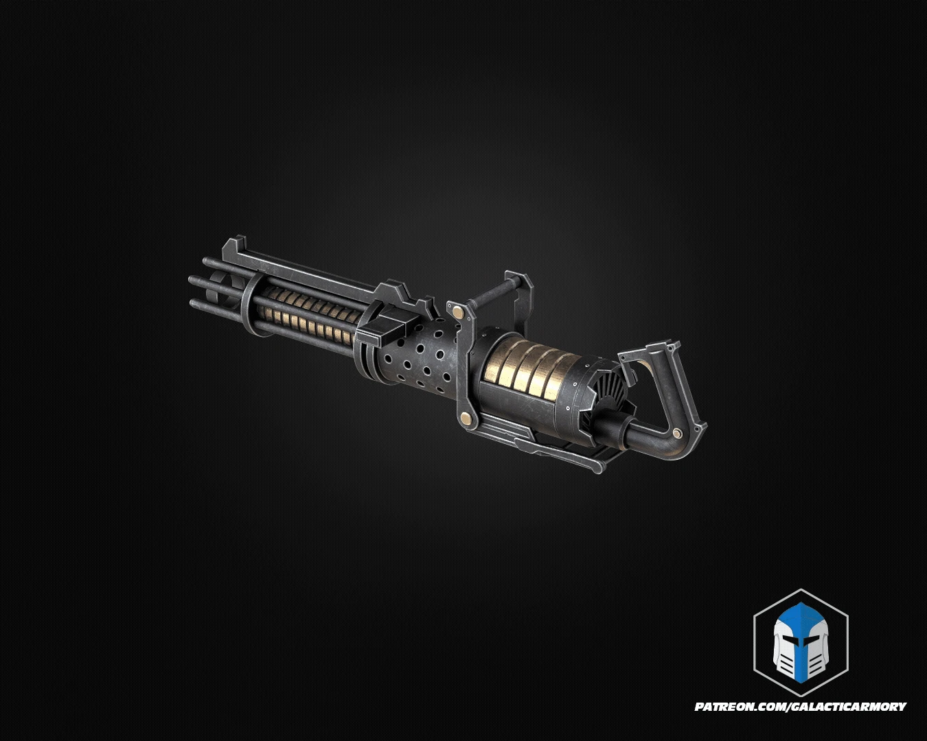 Z-6 Rotary Cannon - 3D Print Files 4 Z-6 Rotary Cannon - 3D Print Files - Image 2